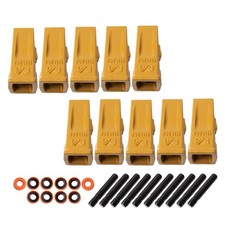 1U3202 Bucket Teeth with Pins 8E6208 Retainers 8E6209 for J200 Series - 10 Set