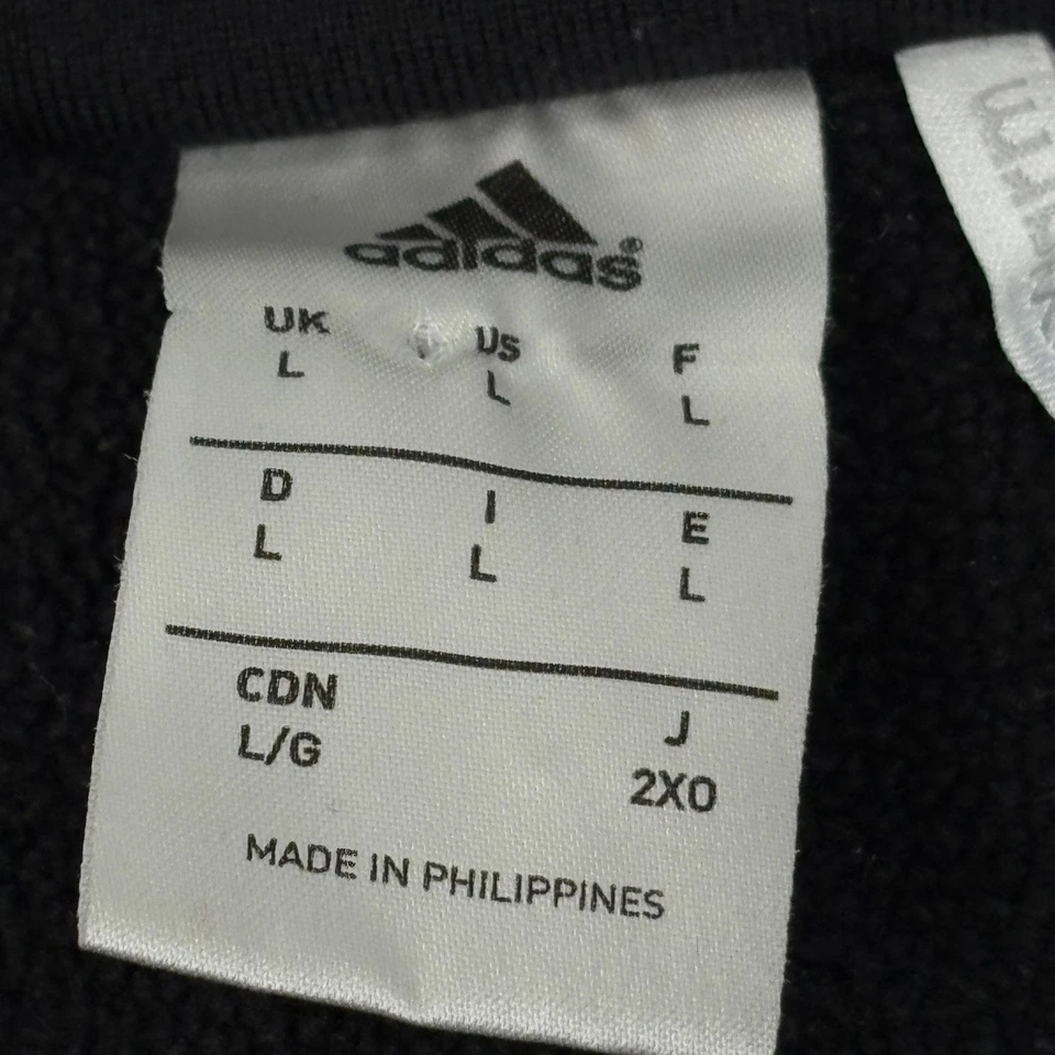 Columbus Crew SC MLS Adidas 1/4 Cremallera Pullover Chaqueta Capucha Hombres GRANDE Negro y Amarillo Foto 3 de 4