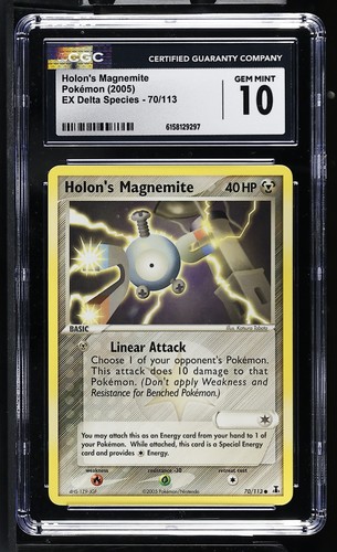 Holon's Magnemite graded CGC 10 for sale on eBay