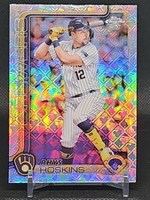 2025 Topps Chrome Logofractor Edition - Rhys Hoskins, Rhys Hoskins #98 - Brewers