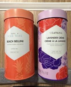 Teavana Tin Canisters