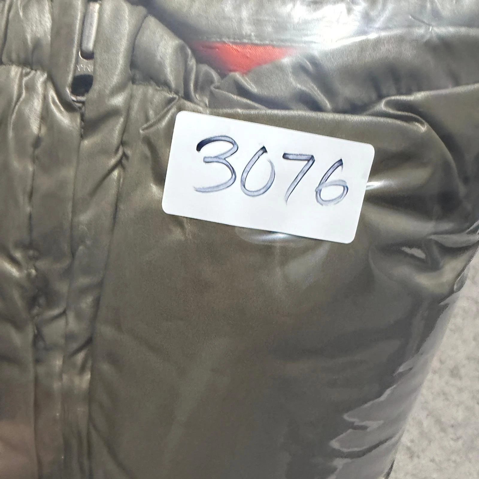 Stall & Dean Mens 5XL Puffer Vest Olive Green Orange Goose Down Big Tall Vests image 2