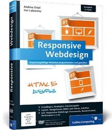 Responsive Webdesign: Anpassungsfähige Websites programm... | Buch | Zustand gut