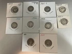 #15 Mercury Dimes Lot 10 90% Silver 1926(2),1927,1931,1931D,1931S,1940, 1945S(3)