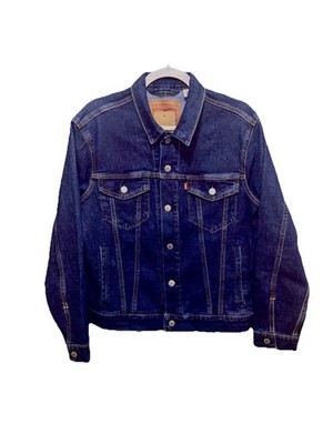 Levi s Premium Trucker Jacket Dark Indigo Red Tab 72334-2762 Men s Size Small