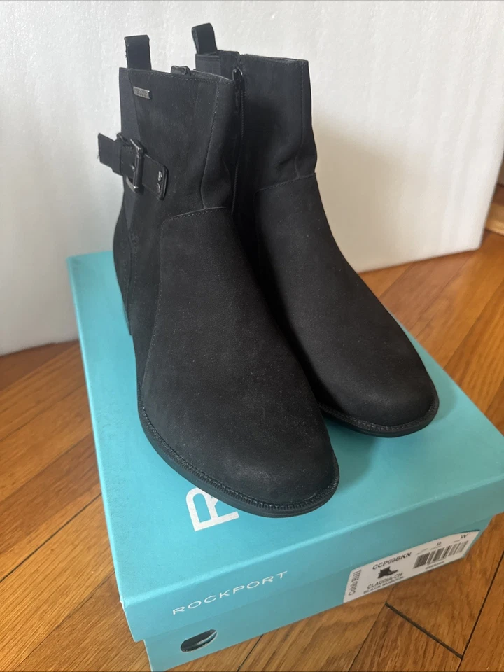 Brand New! Rockport Cobb Hill Claudia 9.0 Wide Black - Image 2 of 4