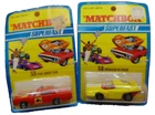 Matchbox Superfast 58 whoosh push 59 fire chief car lot 2 NOS Lesney 1971 carded
