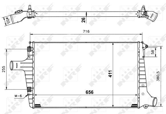 Ladeluftkühler 30118A NRF für AUDI A6 C5 A6 C5 Avant - Bild 3