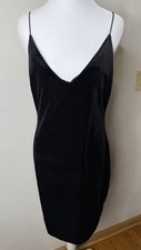 Vintage Y2K B. Smart Velvet Dress Women’s Size Large Black Whimsigoth