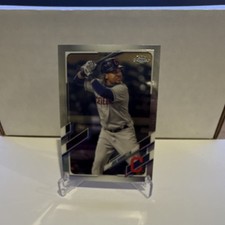 2021 Topps Chrome Jose Ramirez Base Chrome #195 Cleveland Indians