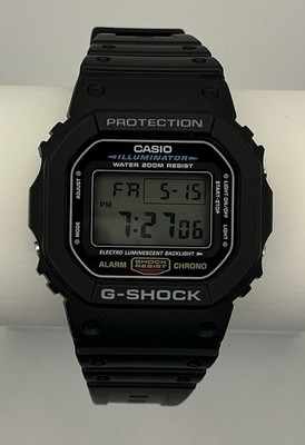 Casio G-Shock DW-5600E-1VDF Digital Watch Japan Model  New Battery