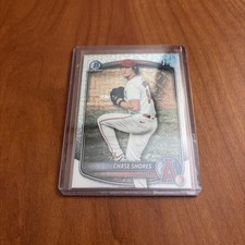 2025 Bowman Draft 1st Chrome #BDC-142 Chase Shores MOJO REFRACTOR Angels