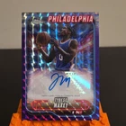 Tyrese Maxey 2024-25 Purple Geometric Autograph TCA-TM 76ers