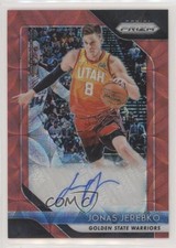 2018-19 Panini Prizm Signatures Choice Prizm Jonas Jerebko #S-JJB Auto 4k8