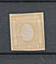 REGNO 1862 NUM. 10 - 2 CENT   CIFRA IN RILIEVO