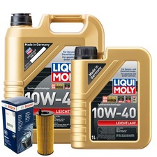 Motoröl 10W40 LIQUI MOLY Leichtlauf 6L+BOSCH Ölfilter Motoröl 10W40 LIQUI MOLY Leichtlauf 6L+BOSCH Ölfilter