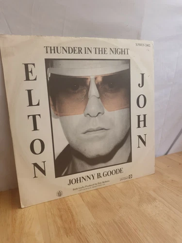 Elton John Thunder In The Night Johnny B Goode 12 Inch Vinyl Record