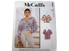 McCall's Tops and Mask Uncut Pattern M8220 Y Misses' Sizes XS-M(4-14) B43