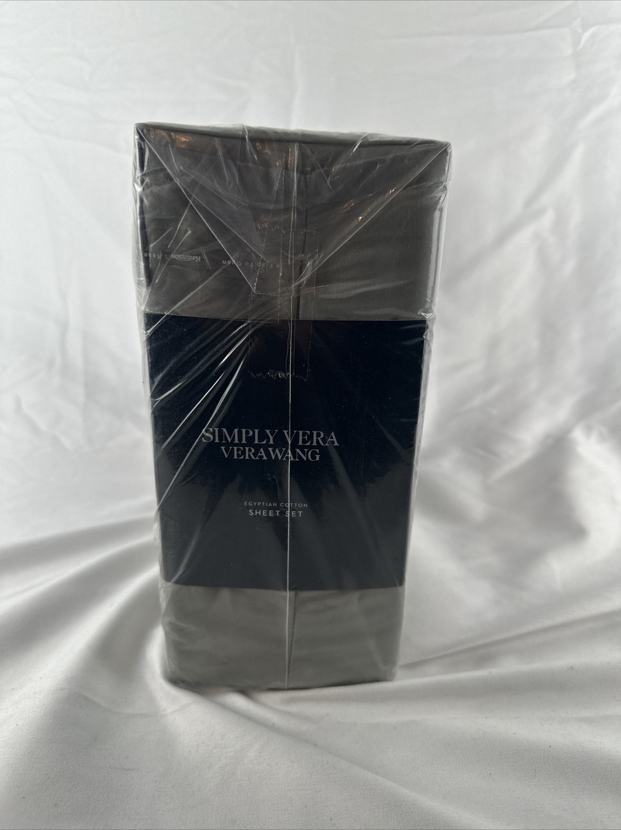 Simply Vera Wang QUEEN 800 TC Egyptian Cotton Sheet Set 4Pc