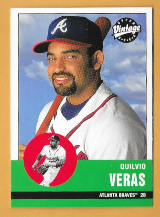 QUILVIO VERAS ATLANTA BRAVES #175 - UPPER DECK VINTAGE NM-MT 2001