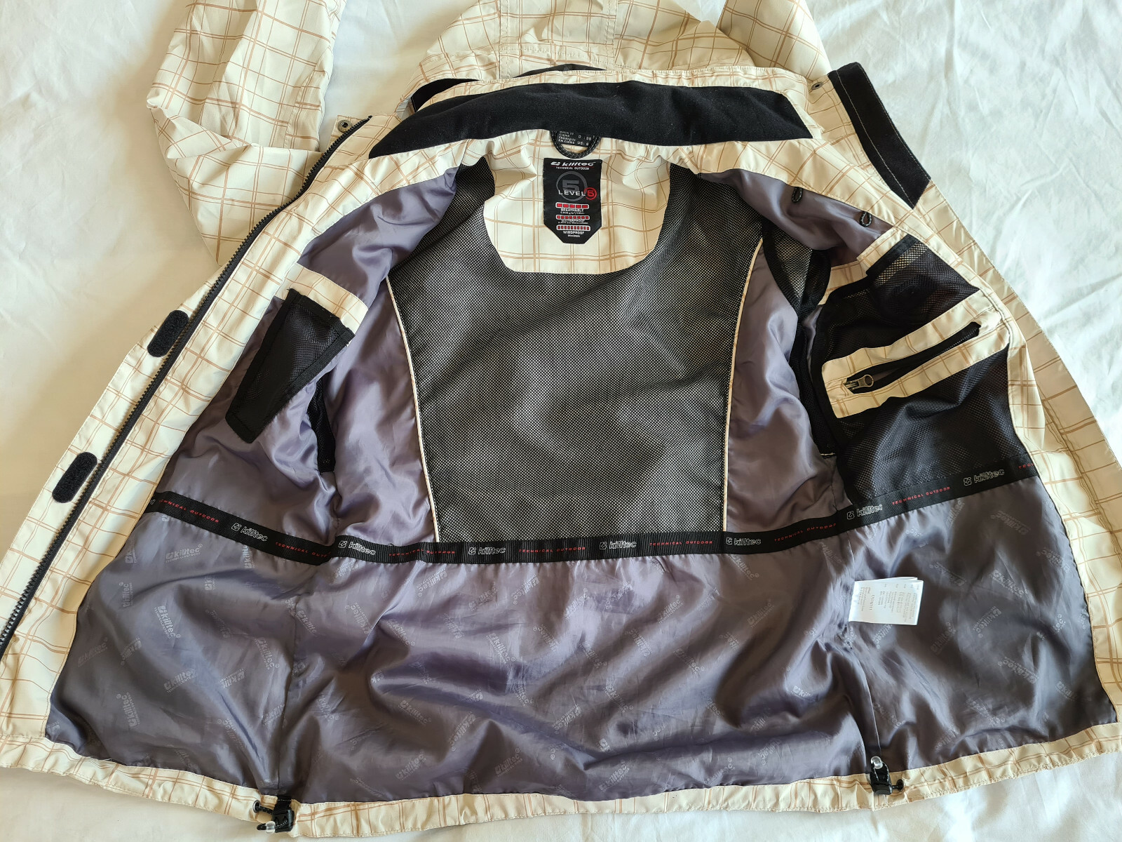 Mint condition Killtec level 5 beige sand check s… - image 9