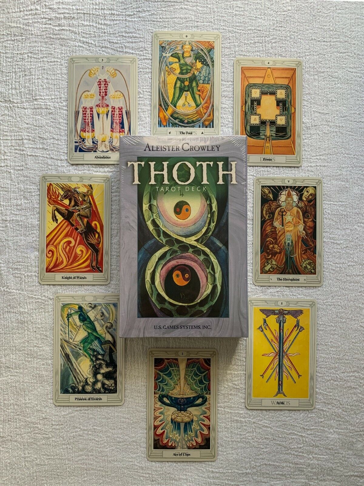Kollega Forhandle indenlandske Aleister Crowley Thoth Tarot Card Deck, 78 Pieces Tarot Cards High Quality  Print | eBay