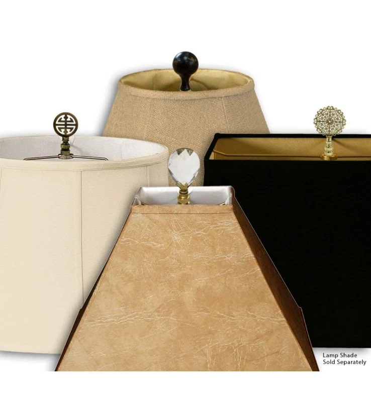 Pantalla de lámpara de esquina de corte rectangular Royal Designs - blanca - 6 x 8 x 9 x 14 x 10,5 Foto 3 de 4