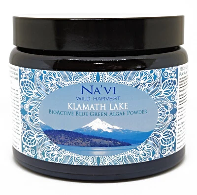 NA'VI ORGANICS Klamath Lake BioActive Blue-Green Algae JUICE Powder - Wild Harvested