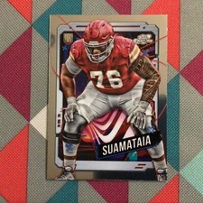 2024 Topps Cosmic Chrome Base RC rookie Kingsley suamataia #148 Chiefs / BYU