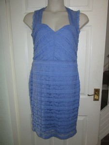 lipsy cornflower lace bodycon