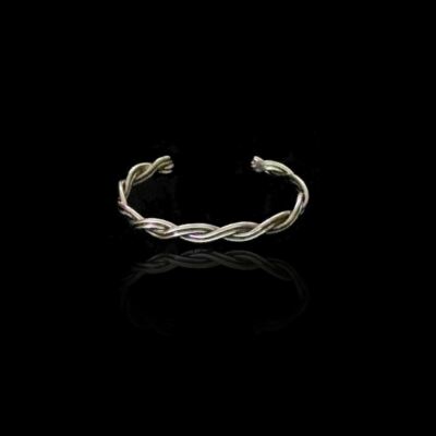 Haba Sterling Silver Twist Cuff Bracelet Infant/Toddler