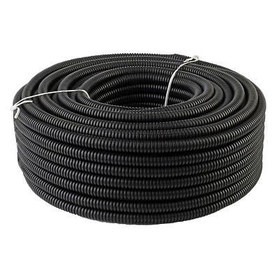SLT12 100' 1/2'' Marine Grade Conduit Car Home Tubing Split Wire Loom Black