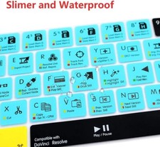 Shortcuts Keyboard Cover for MacBook Pro 14 16 M1 M2 MacBook Pr Davinci Resolve