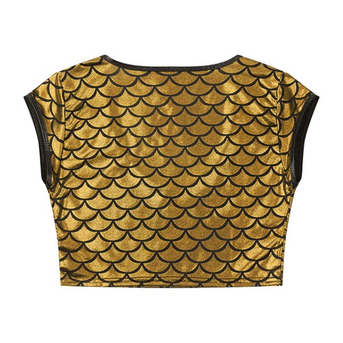 Women's See Through Sheer Mesh Slim Crop Top Casual Sexy T-Shirt Sexy Blouse - Picture 22 of 25