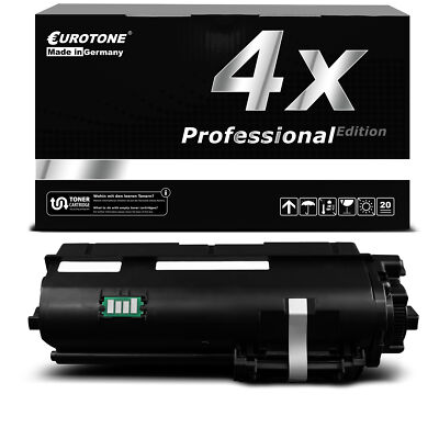 4x Eurotone Pro Toner replaces Kyocera TK-1170 TK1170 TK 1170