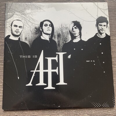 This Is AFI Promo Copy Advance CD Decemberunderground Blaqk Audio A.F.I ...