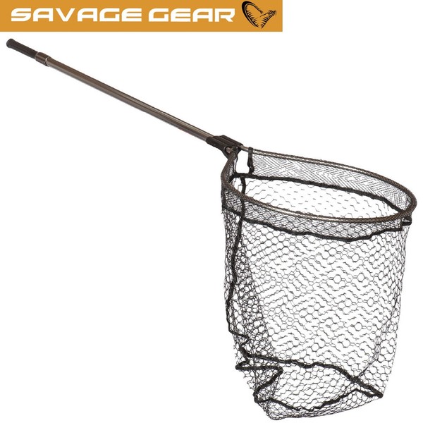 Savage Gear Full Frame Oval Landing Net 46X56Cm - Unterfangkescher FüR Raubfisch-image
