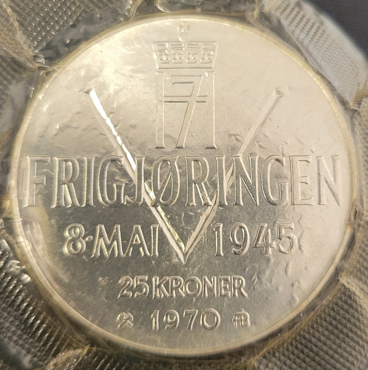 1970 Norway 25 Kronor Silver Coin. Uncirculated Gem. | eBay