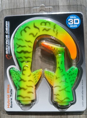 Savage Gear Hybrid Pike Spare Tails (17cm-6 3/4'' Model) Nice!!