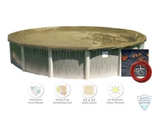 Buffalo Blizzard Supreme Plus Above Ground Swimming Pool Winter Cover & Leaf Net