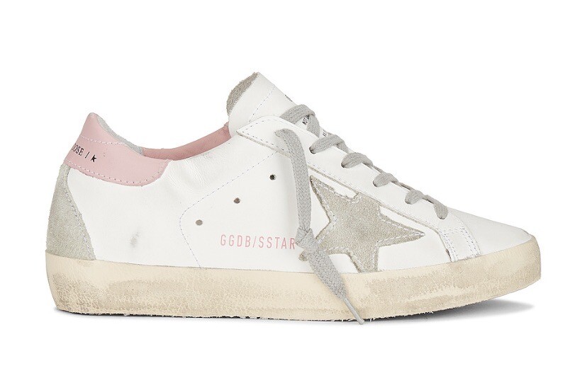 GGDB STAR ホワイト/ピンク スニーカー Golden Goose Superstar sneaker White, Light Pink, Ice NIB Auth