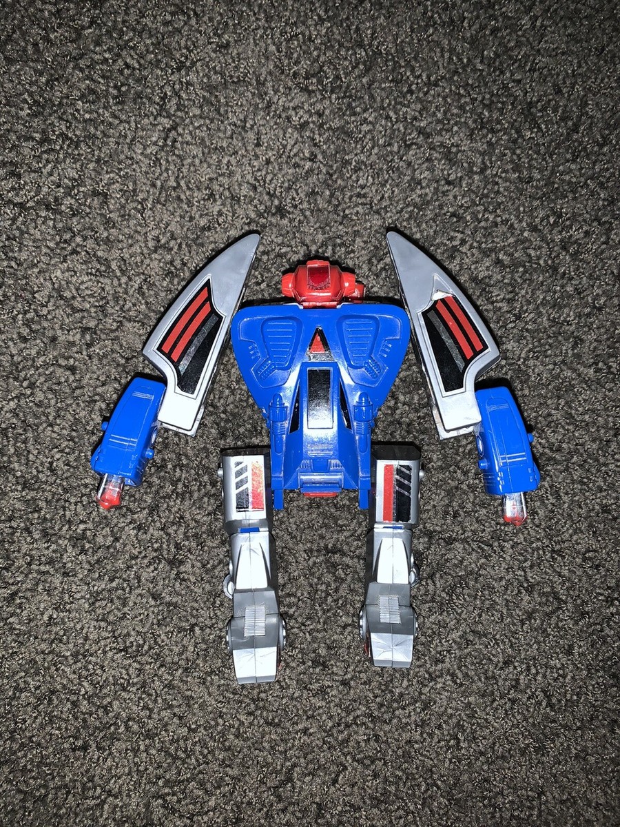 Blue TOMY TRIBOTS C-BEES Figure Vtg Transformers G1 Japan ROBOT