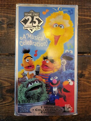 Sesame Street 25 Wonderful Years A Musical Celebration! VHS Collector s Edition