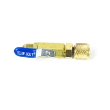 Yellow Jacket 93846 Ball Valve, 3/8" SAE Male Flare x Female Flare