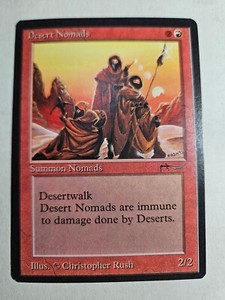 Desert Nomads - Arabian Nights Common LP MTG Magic The Gathering