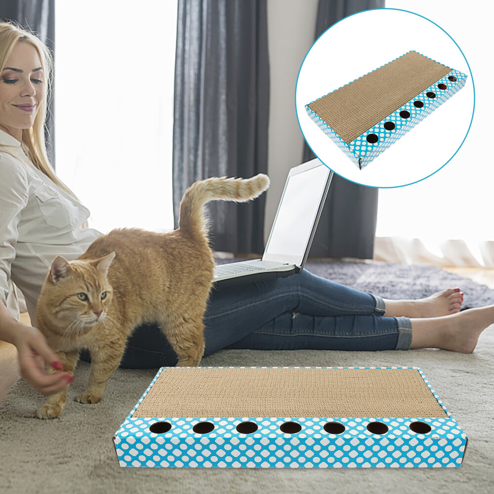 Kitten Catch Mice Game Interactive Cat Box Toy Cardboard Cat Scratchers eBay