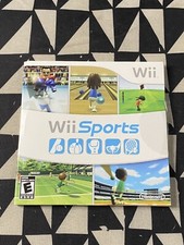 Nintendo Wii - Wii Sports Sleeve Case and Instruction Manual Only - No Disc