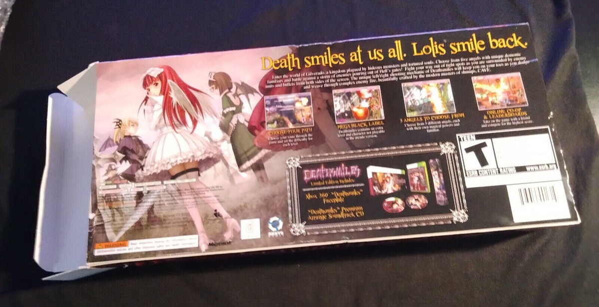 Deathsmiles - Limited Edition (Microsoft Xbox 360) CIB Deathsmiles - Limited Edition (Microsoft Xbox 360) CIB