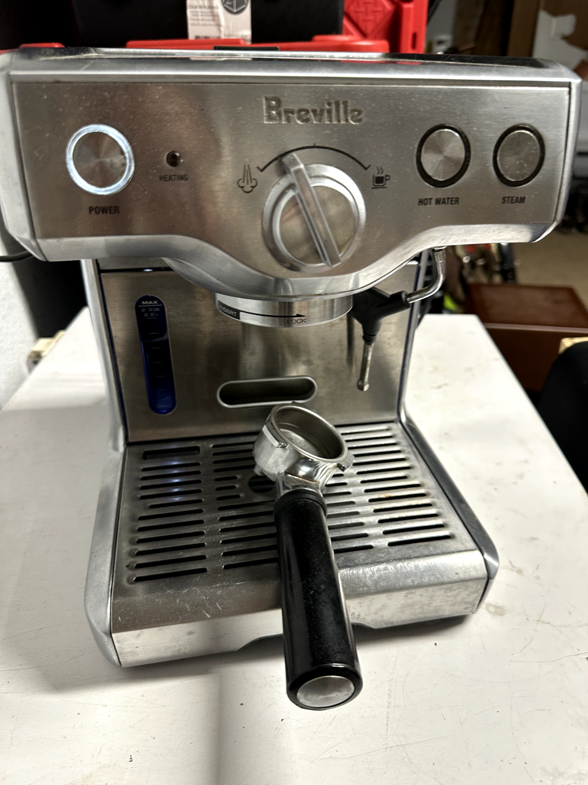 Breville 800ESXL 15-Bar Triple-Priming Die-Cast Espresso Machine