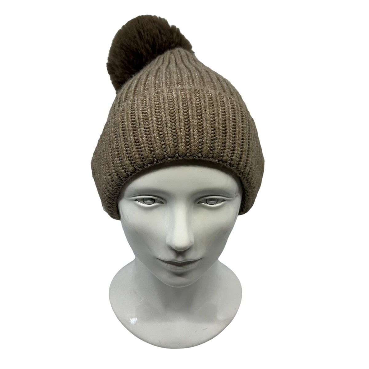 Norla Wool Blend Pom-Pom Hat Norla Canada Handmade Alpaca Wool Blend Soft Black Pom  main image 3